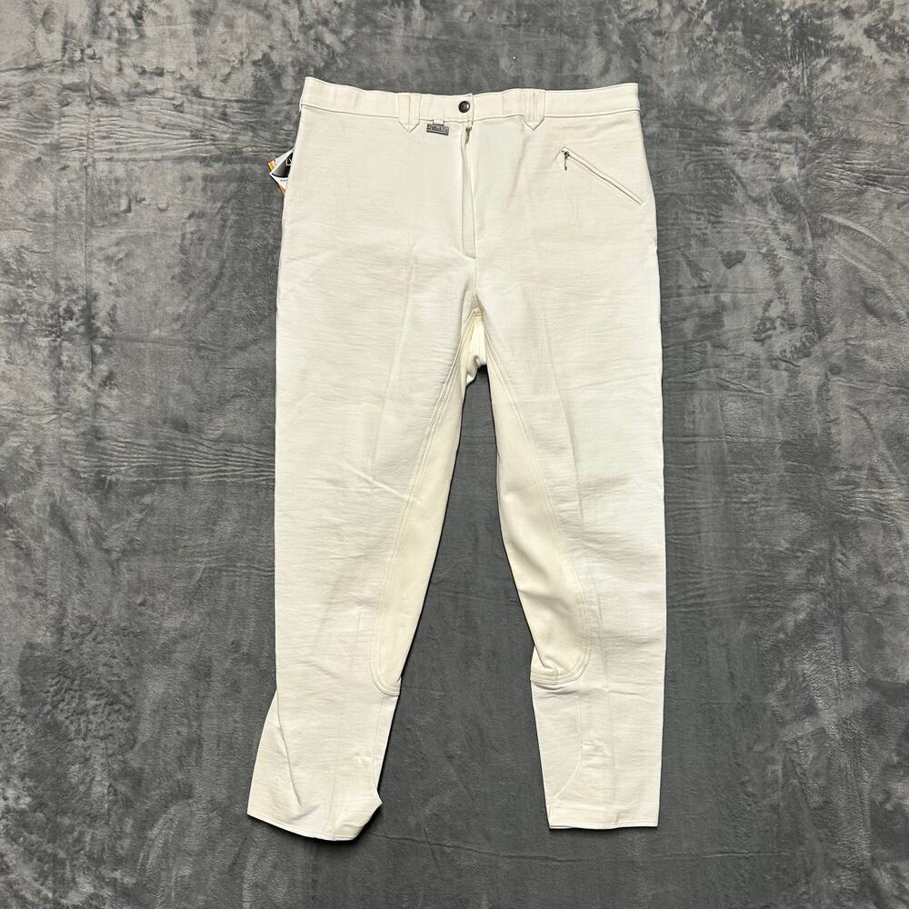 Dublin Nicole‎ Breeches Women's Size 36 Reg White Equestrian Riding Wear